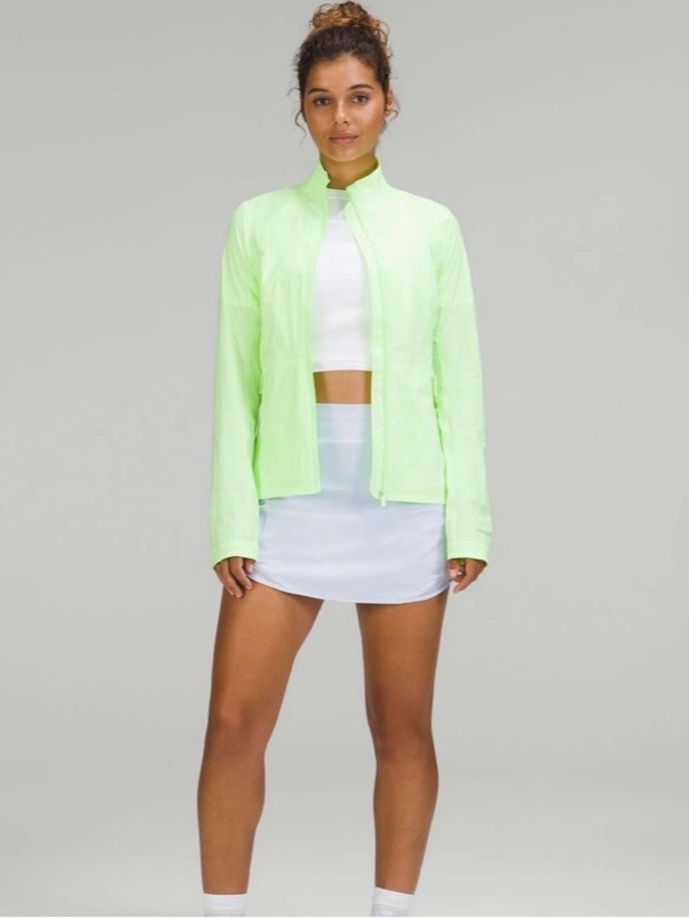Lululemon Fast and Free Windbreaker. Faded Zap. Size 6